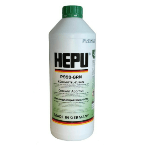 HEPU P999 GRN 1.5 л. антифриз зелен концентрат